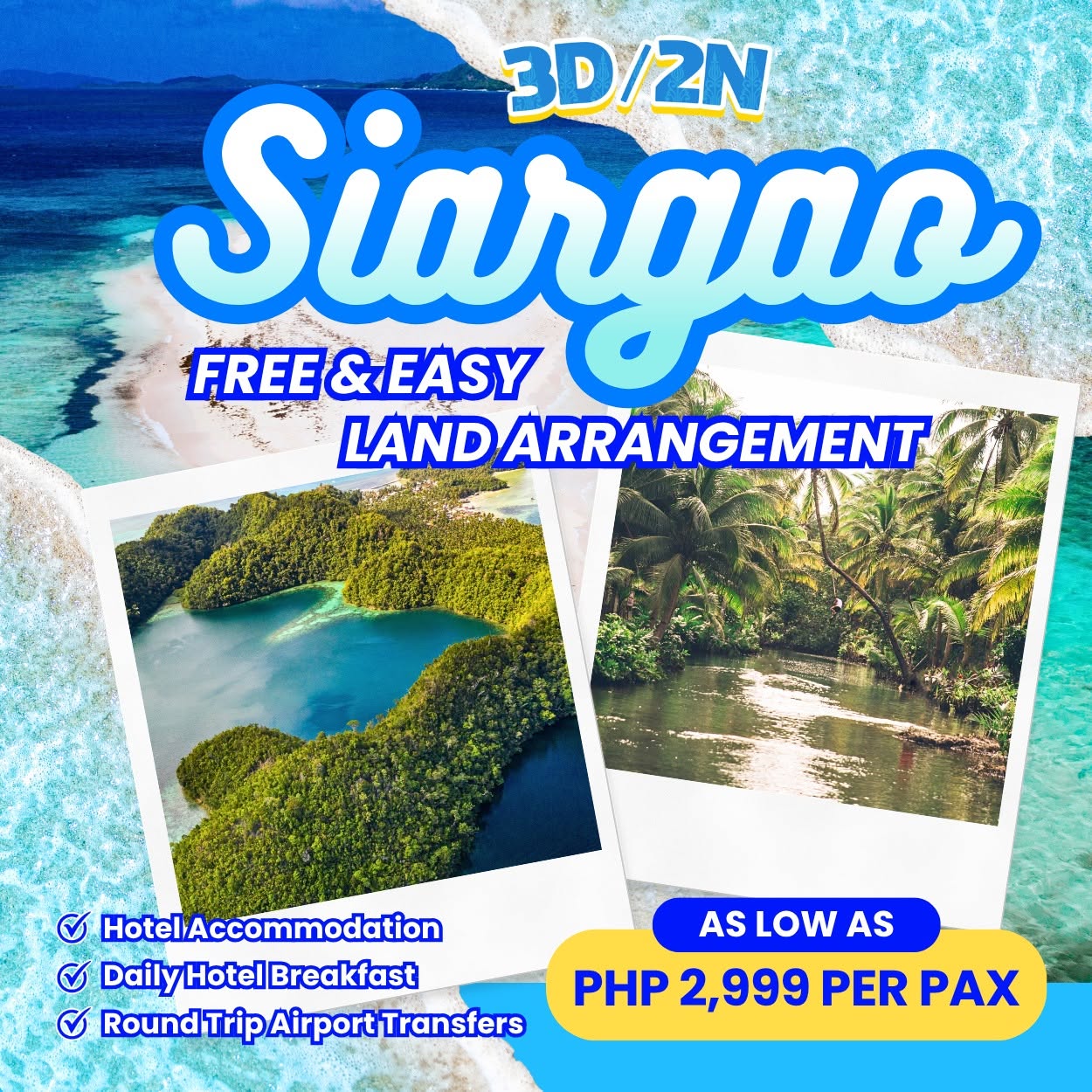 Siargao Free & Easy travel package poster